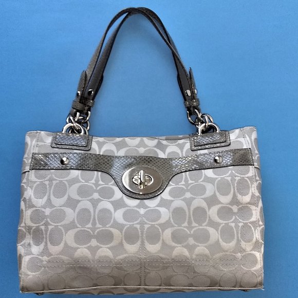 Vintage Coach Signature Penelope F16540 Handbag - Picture 1 of 16